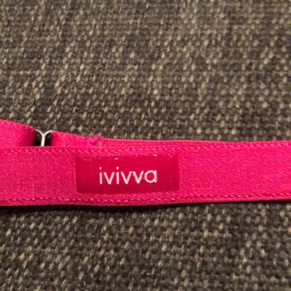 Hot pink Ivivva by Lululemon Skinny Satin Pirouette Headband